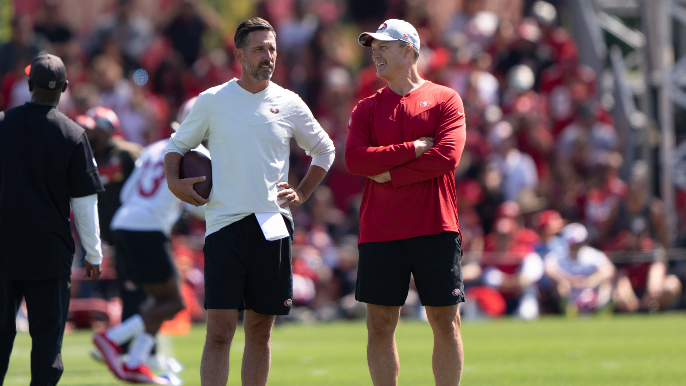 John Lynch details initial conversation with Kyle Shanahan about keeping Jimmy Garoppolo