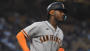 Brinson homers again in Giants’ loss to Dodgers