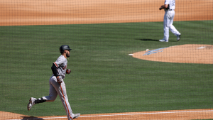 Dodgers protect home field advantage despite Villar’s big day