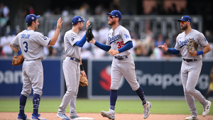 Dodgers celebrated inevitable postseason berth prematurely