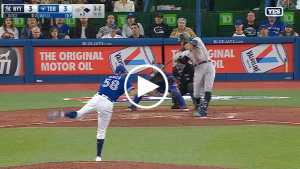 Watch: Aaron Judge ties American League record with 61st homer