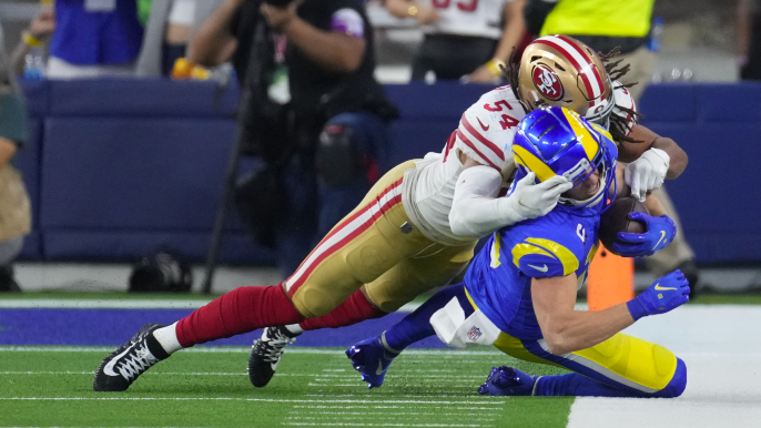 Joe Staley explains why 49ers have had success vs. Rams, projects MNF score