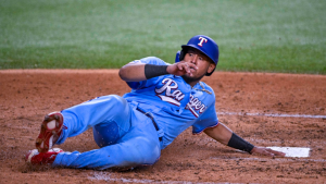 Giants claim pitcher and catcher from Texas Rangers