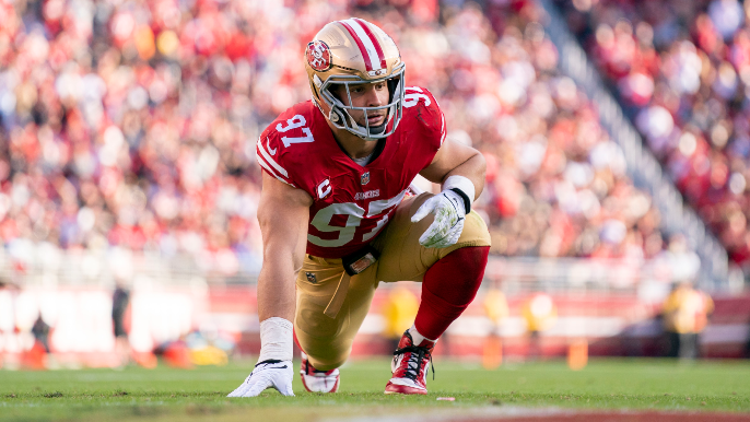 Nick Bosa leads list of 3 defensive players added to 49ers injury report