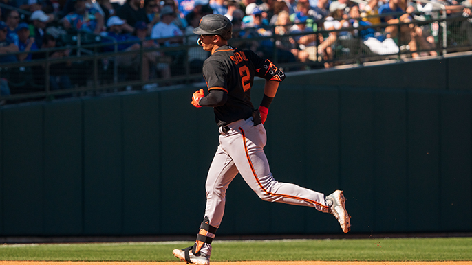 Blake Sabol makes first statement in Giants’ open catcher competition with Cactus League start