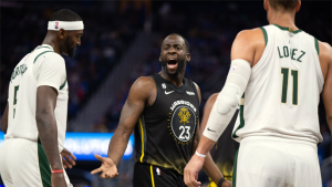 Draymond Green assesses right ankle injury after overtime win