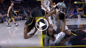 Tempers flare between Draymond Green, Brandon Ingram after flagrant foul