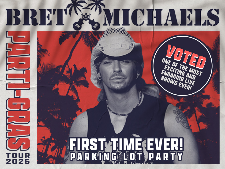 Win Tickets to see Bret Michaels at Saganing Eagle Casino Landing and Hotel on August 21!