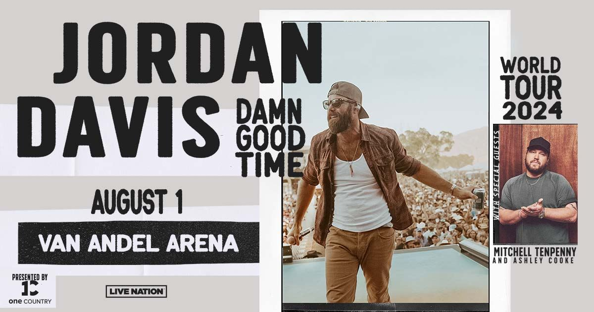 Win tickets to see Jordan Davis at the Van Andel Arena on August 1st!