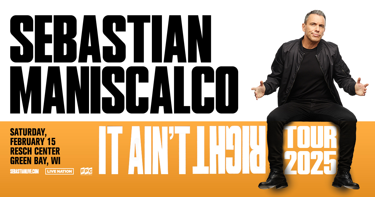 Get Ready to LAUGH as Sebastian Maniscalco comes to The Resch Center and The Fan has Your Tickets!