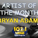 The WOGB Artist of the Month for June is Bryan Adams!!