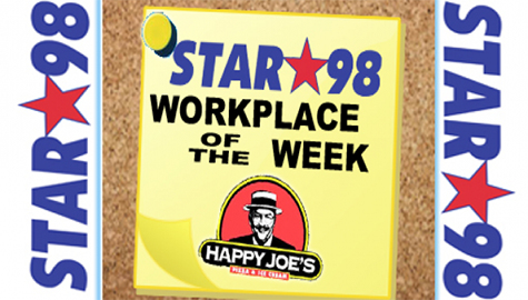Be a Lunchtime Hero with Happy Joe’s and Star 98!!!