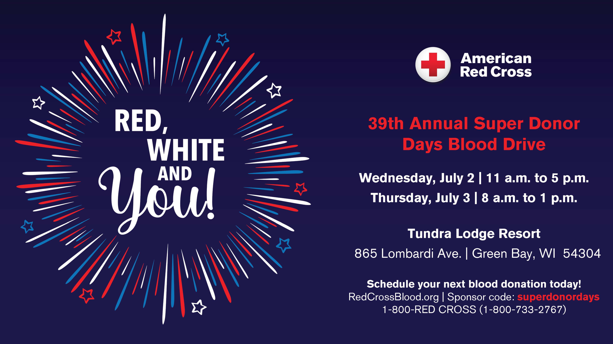 Join Star 98 and the Red Cross for Super Donor Days July 2nd and 3rd!