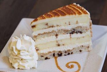 with 2 NEW cheesecake flavors @ Cheesecake Factory.