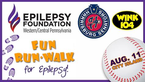 16th Annual Harrisburg Senators Family Fun-Run Walk for Epilepsy