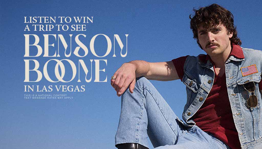 See Benson Boone in Las Vegas