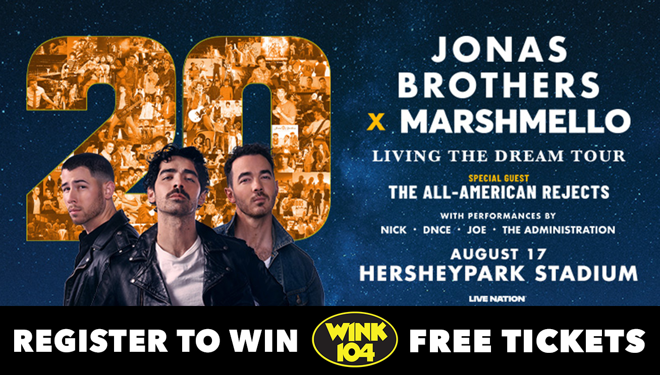Enter to Win Tickets to JONAS BROTHERS – August 17 at Hersheypark Stadium