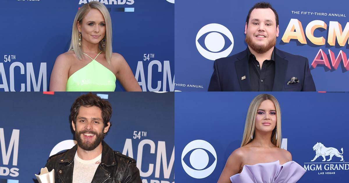 ACM Awards Announce First Round of Performers: Miranda Lambert, Luke Combs, Maren Morris, Thomas Rhett & More