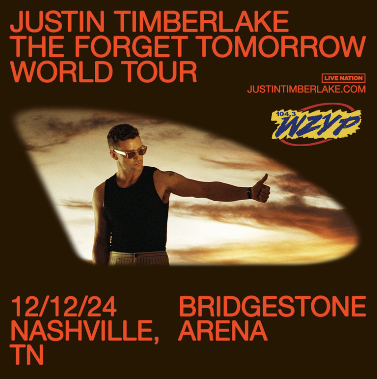 Justin Timberlake is coming to Nashville!