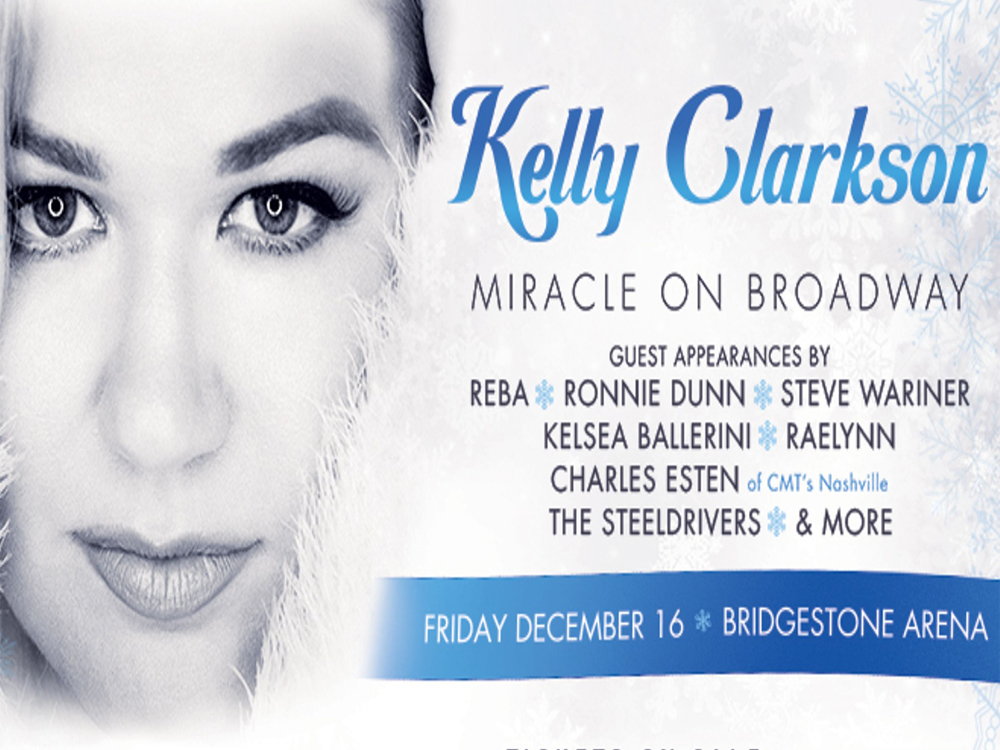 Watch Kelly Clarkson Rehearse “Blue Christmas” for Her “Miracle on Broadway” Showcase