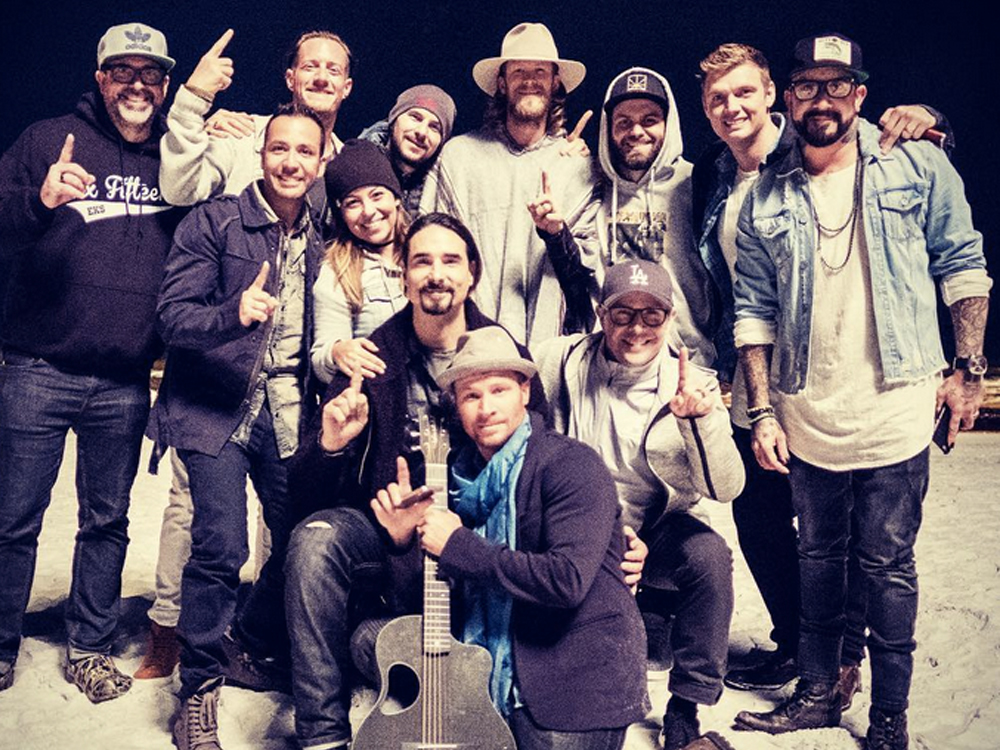 Florida Georgia Line & Backstreet Boys Finish Shooting New “Epic” Video for “God, Your Mama, and Me”