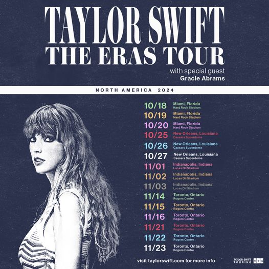 Swift Adds Eras Tour Dates