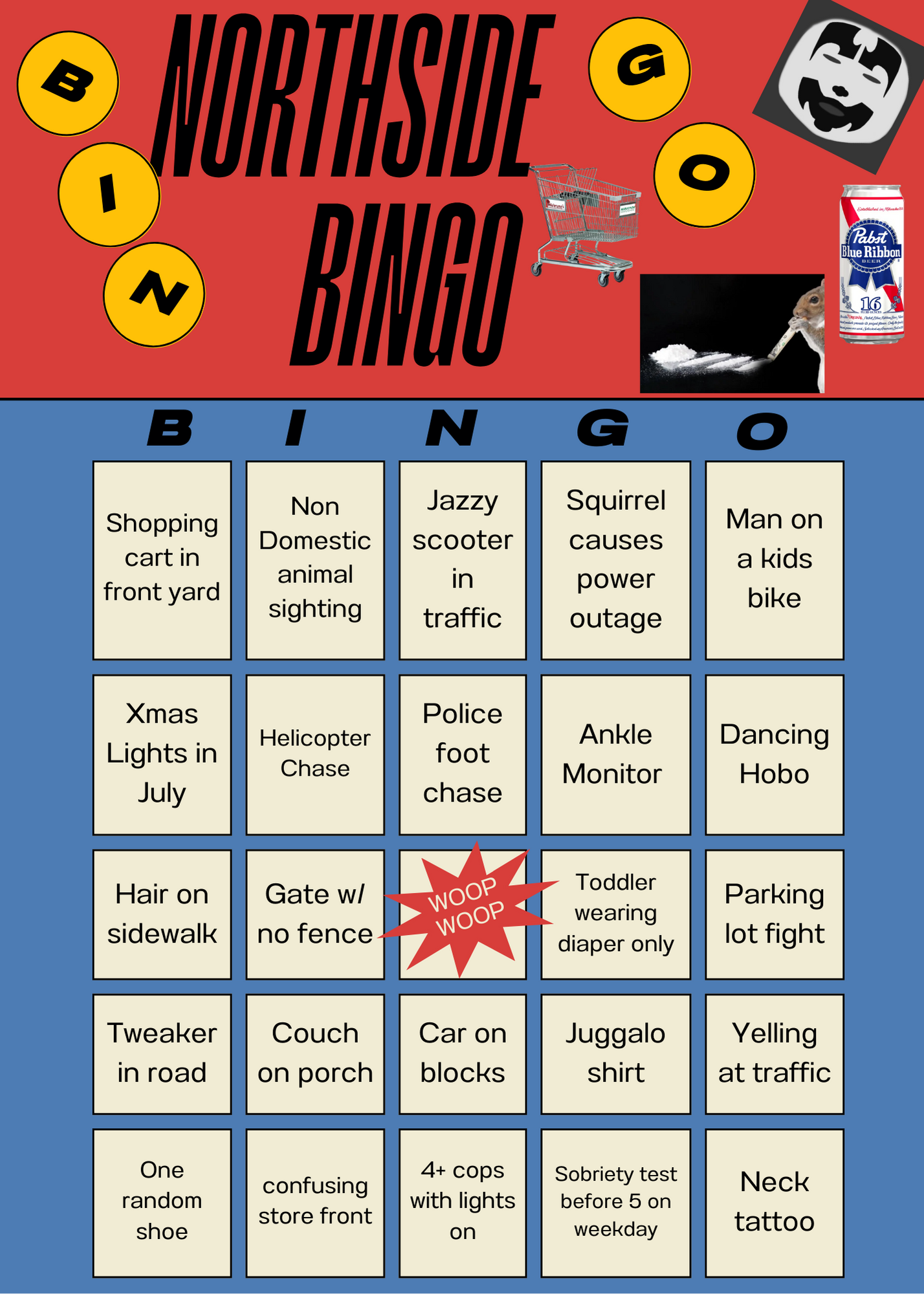 The Northside Bingo Card Is Here!!!