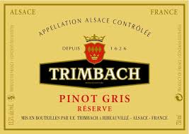 Wine Wednesday review Trimbach Reserve Pinot Gris