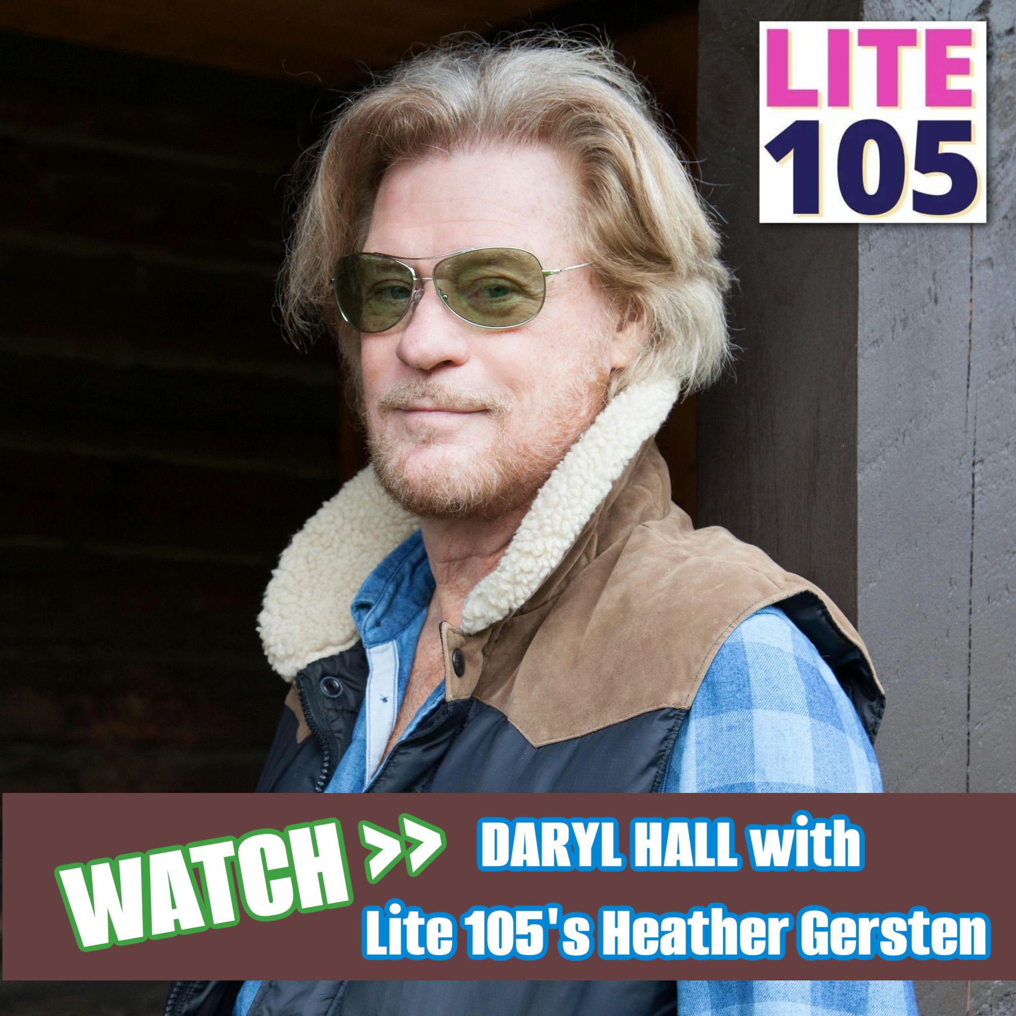DARYL HALL with Lite 105’s Heather Gersten
