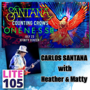 CARLOS SANTANA with Heather & Matty