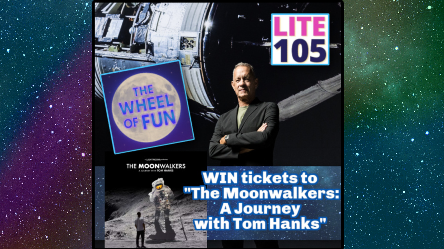 WHEEL OF FUN: Win tickets to “The Moonwalkers: A Journey with Tom Hanks”
