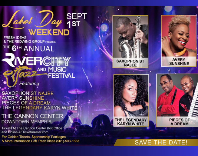 Fresh Ideas Presents 6th Annual River City Jazz & Music Fest 9/1/24