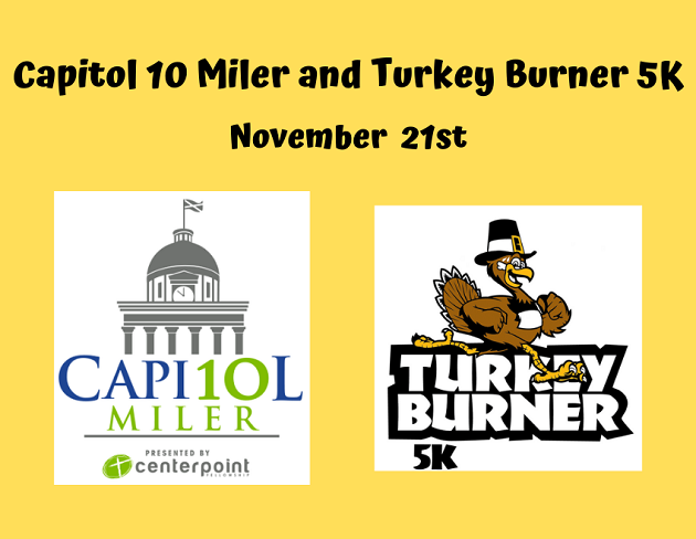 2020 Running of the Capitol 10 Miler and Turkey Burner 5K