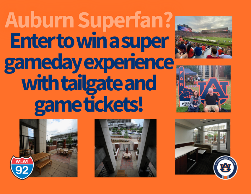 Win Auburn Football Tailgate and Game Tickets!