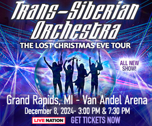 The Trans-Siberian Orchestra is coming to The Van Andel Arena on December 8th for TWO shows!