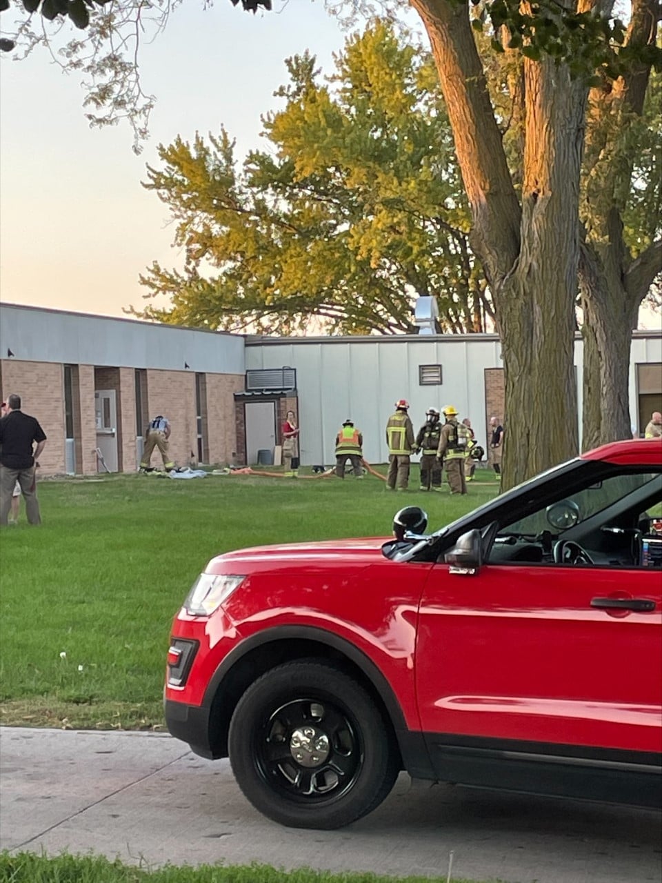 Fire Clean Up Continues At Vermillion High School