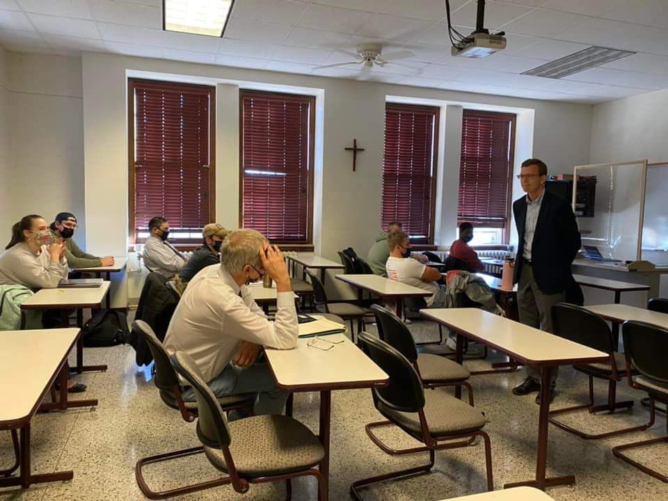 Congressman Johnson Stops At Mount Marty