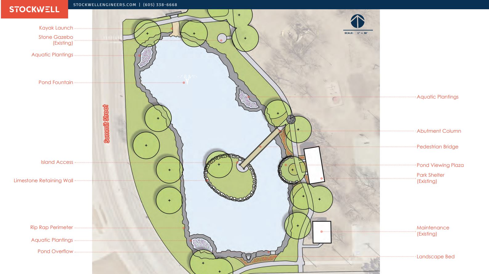 Yankton Reveals Westside Park Pond Revitalization Design