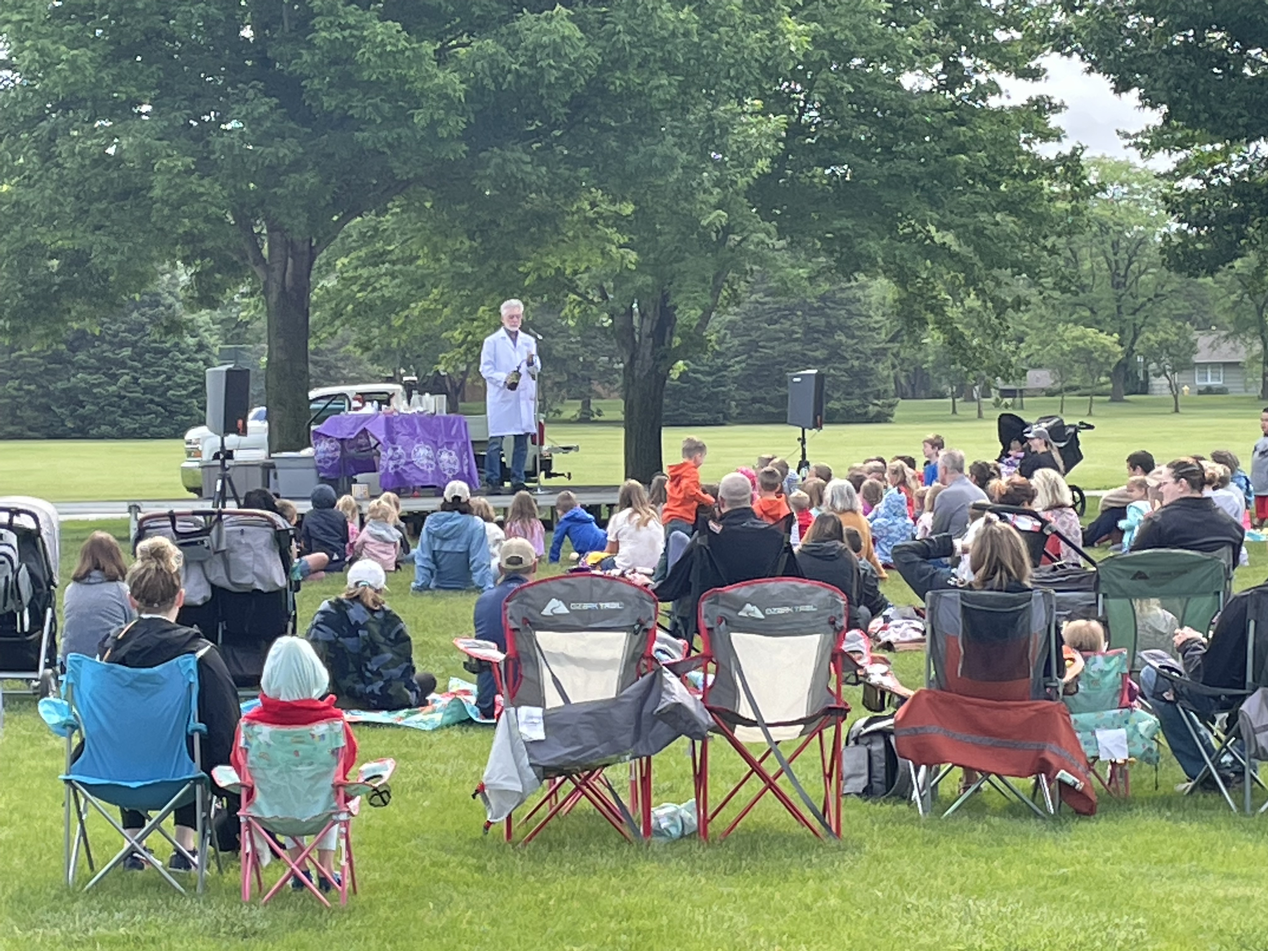 Kids in the Park in Full Swing