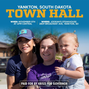 Governor Coming to Yankton