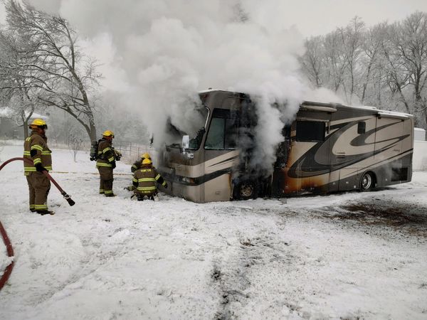 Yankton Firefighters Respond to Mobile Home Fire Friday