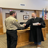 Crissey Sworn in as Yankton County Sheriff