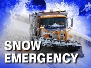 Snow Emergency for Yankton
