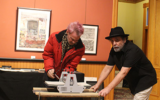 Local Artistic Printmaker at GAR Hall