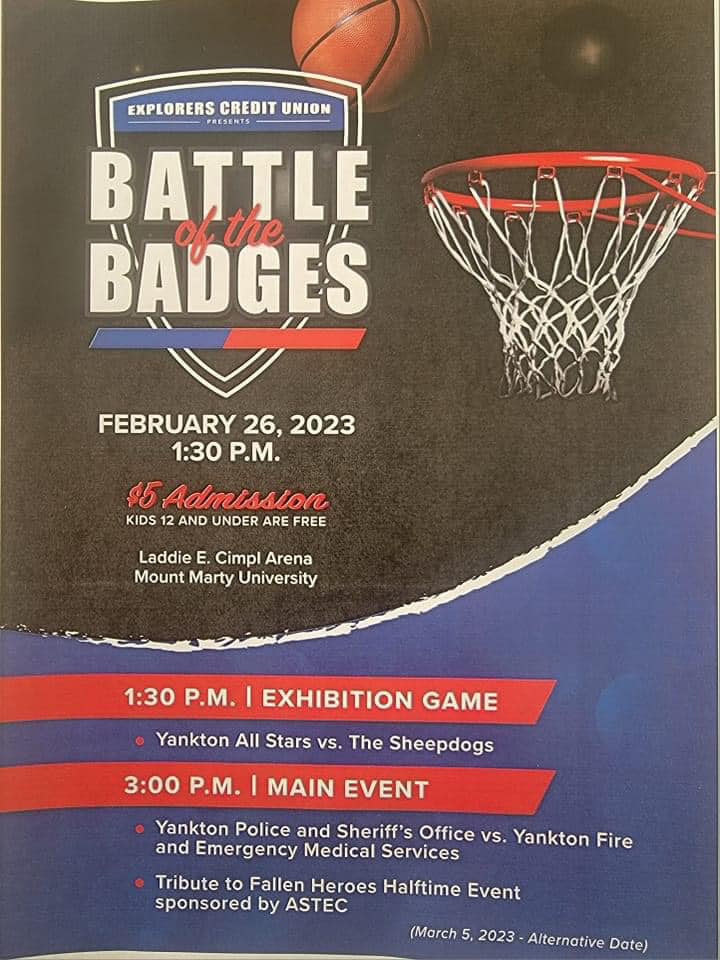 Battle of the Badges Making its Return to Yankton Sunday