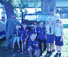 Bragging Rights had Cub Scouts Invade the Marines