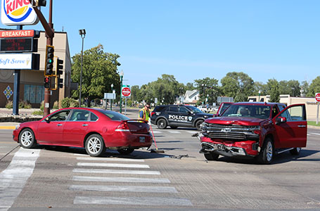 Auto Accident Saturday Afternoon