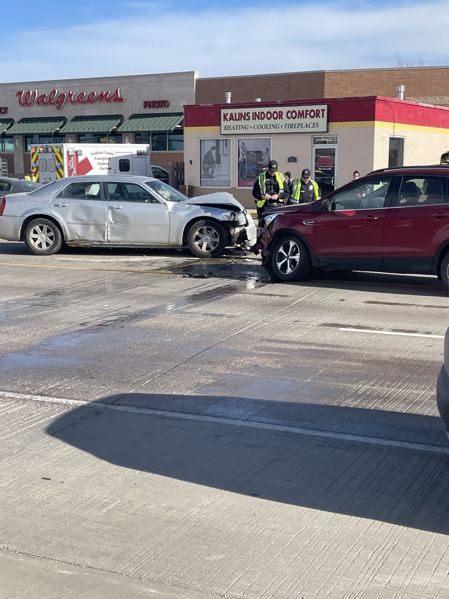 Two-Vehicle Accident on Broadway