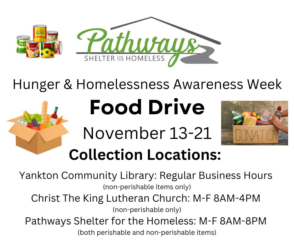 Pathways Hosting a Food Drive This Week