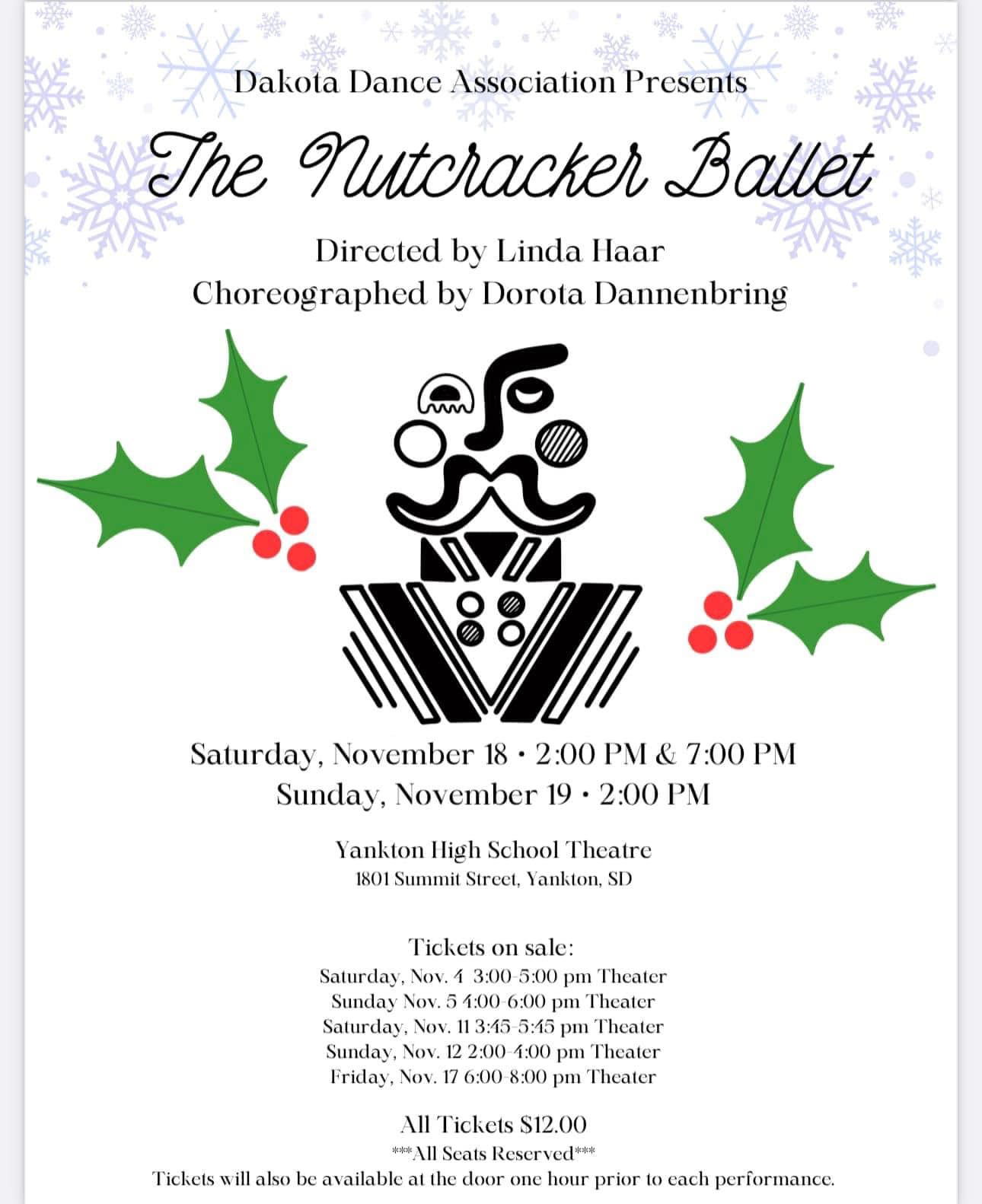 The Nutcracker Ballet Coming to Yankton this Weekend